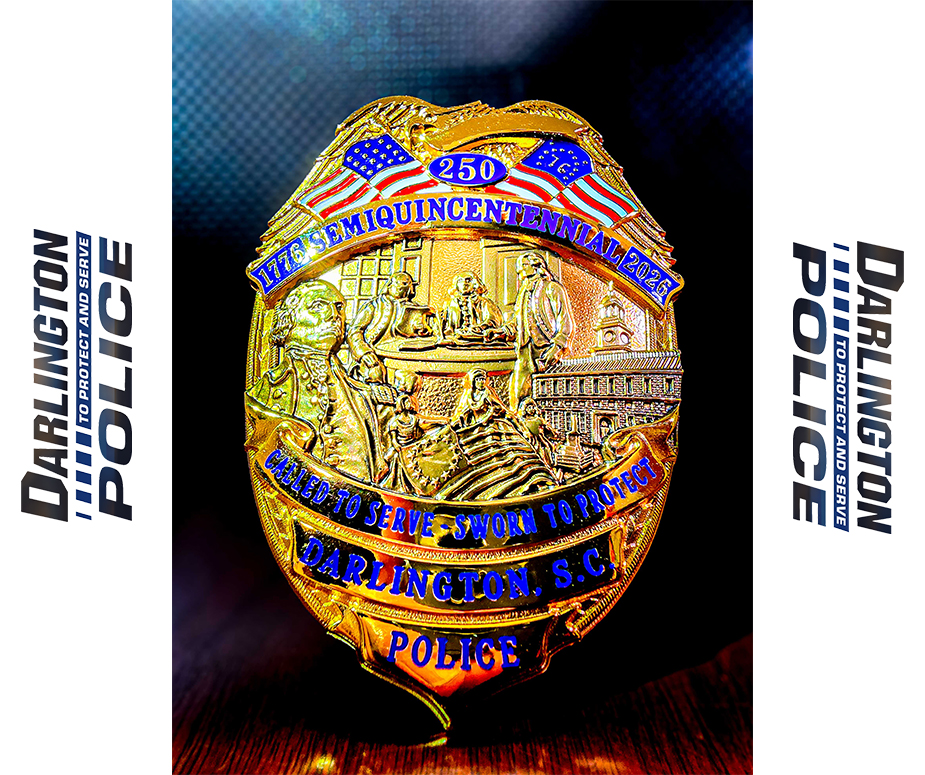 Darlington Police Department to Commemorate Nation’s 250th Anniversary with New Badge